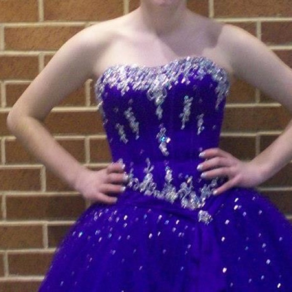Purple Princess Prom Dress